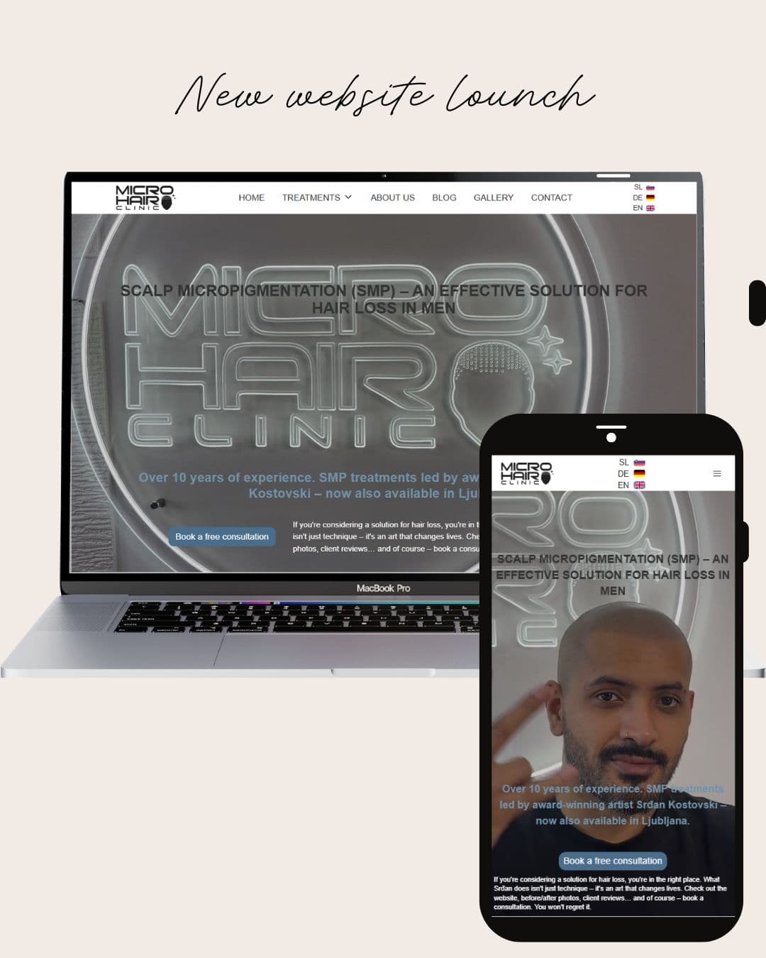 Micro Hair Clinic - manikam web solutions