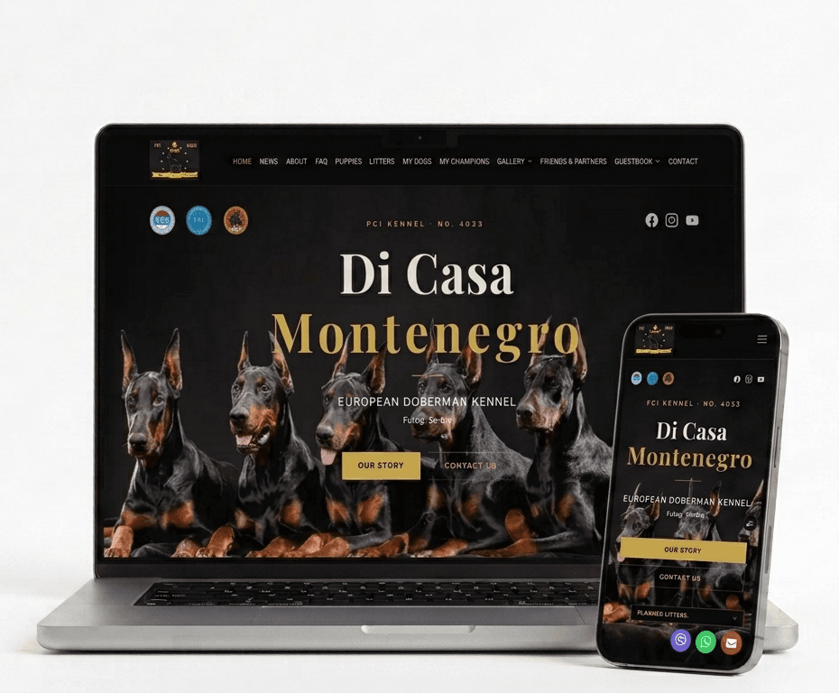 dicamo-dogs.com - manikam web solutions